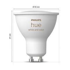 Philips Smart Λάμπα LED 4.2W για Ντουί GU10 RGBW 400lm Dimmable