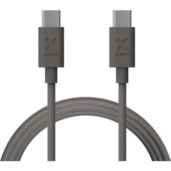 Xtorm USB-C PD Fast Charge Go2 Cable 100W 1m (CTX072) Grey