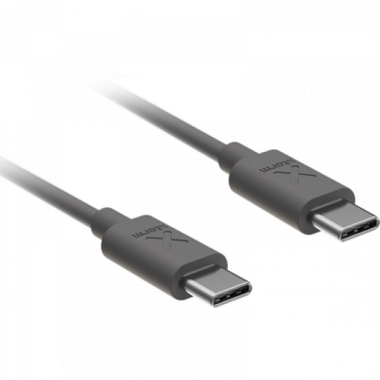 Xtorm USB-C PD Fast Charge Go2 Cable 100W 1m (CTX072) Grey