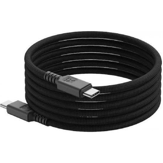 Xtorm Magnetic USB 2.0 Cable USB-C male - USB-C 100W 1m (CMT011) Μαύρο