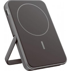 Fresh 'n Rebel Magnetic MagSafe Power Bank 5000mAh με Θύρα USB-C (2PBM5000SG) Storm Grey