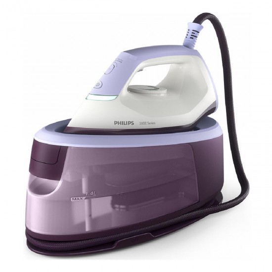 Philips PSG3000/30 Σύστημα Σιδερώματος Πίεσης 6bar με Δοχείο 1.4lt Purple White
