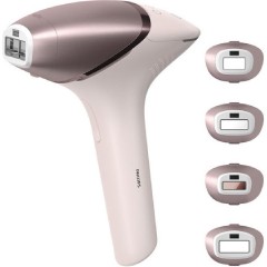 Philips 9900 Αποτριχωτική Μηχανή IPL για Πρόσωπο, Σώμα & Μπικίνι (BRI977/00) Ροζ