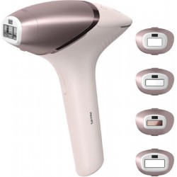 Philips 9900 Αποτριχωτική Μηχανή IPL για Πρόσωπο, Σώμα & Μπικίνι (BRI977/00) Ροζ