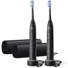 Philips Sonicare DiamondClean 7100 (HX7429/03) Ηλεκτρική Οδοντόβουρτσα και Θήκη Ταξιδίου Μαύρη