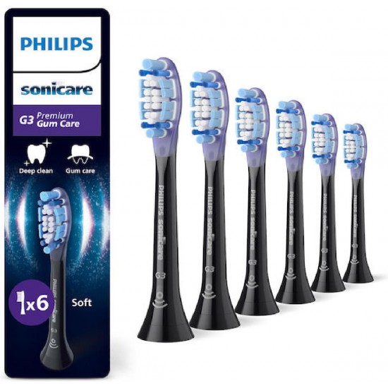 Philips Sonicare Hx9056/88 Toothbrush Heads 6 Pcs Soft Bristles