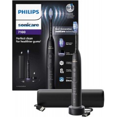 Philips Sonicare 7100 Ηλεκτρική Οδοντόβουρτσα με Αισθητήρα Πίεσης (HX7421/08) Μαύρη