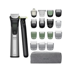 Philips Σετ Κουρευτικής Μηχανής (MG9557/15) Ασημί