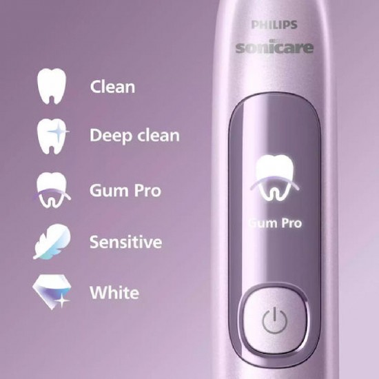 Philips Sonicare Ηλεκτρική Οδοντόβουρτσα με Αισθητήρα Πίεσης και Θήκη Ταξιδίου Ροζ