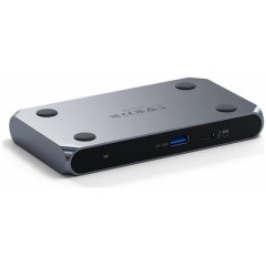 Satechi Slim Hub Pro Thunderbolt 4 Docking Station με 4K PD Ethernet Γκρι
