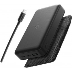 Spigen EA3030 Power Bank 30000mAh 30W με Θύρα USB-A και Θύρα USB-C PPS Μαύρο