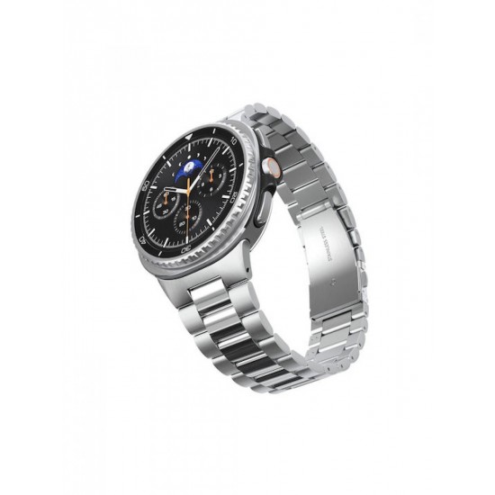Spigen Modern Fit Λουράκι Ανοξείδωτο Ατσάλι Ασημί (Galaxy Watch 8 / 8 Classic)