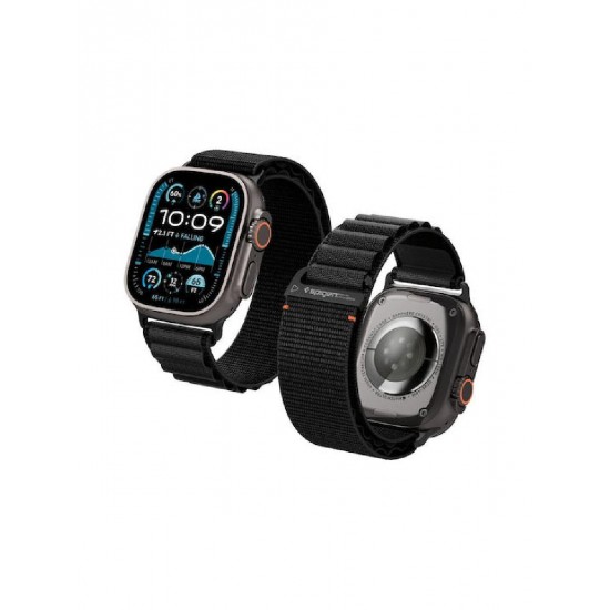 Spigen Apple Watch Ultra 3/2/1 (49mm) / 11/10 (46mm) / 9/8/7 (45mm) / SE (3nd/2nd/1st Gen)/6/5/4 (44mm) Band WBF1 Black AMP10144