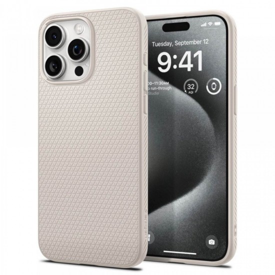 Spigen Liquid Air Case for iPhone 17 Pro Max (ACS10268) Natural Titanium