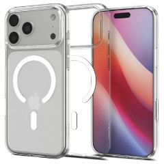 Spigen Liquid Crystal MagFit Back Cover Σιλικόνης για iPhone 17 Pro (ACS10396) Clear White