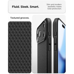 Spigen Liquid Air Back Cover Σιλικόνης (iPhone 18 Pro Max / 17 Pro Max) ACS12111 Matte Black