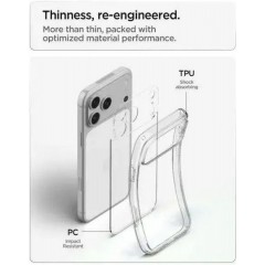 Spigen Ultra Hybrid Back Cover Πλαστικό / Σιλικόνης Διάφανο (iPhone 18 Pro Max / 17 Pro Max)