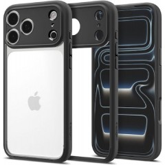 Spigen Ultra Hybrid Back Cover Πλαστικό / Σιλικόνης με Λουράκι (iPhone 18 Pro Max / 17 Pro Max) ACS12117 Matte Black