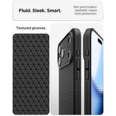 Spigen Liquid Air Back Cover Σιλικόνης (iPhone 18 Pro / 17 Pro) ACS12149 Matte Black