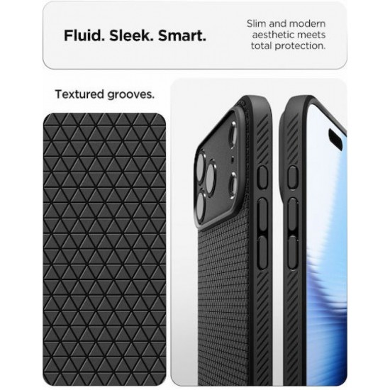 Spigen Liquid Air Back Cover Σιλικόνης (iPhone 18 Pro / 17 Pro) ACS12149 Matte Black