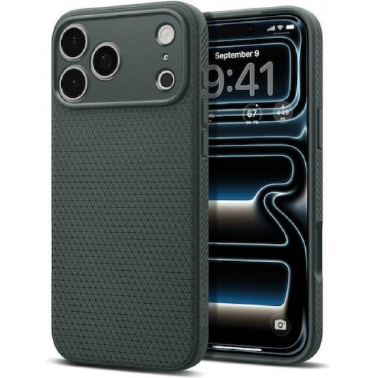 Spigen Liquid Air Back Cover Σιλικόνης (iPhone 18 Pro / 17 Pro) ACS12151 Abyss Green