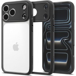 Spigen Ultra Hybrid Back Cover Σιλικόνης / Πλαστικό Matte Black (iPhone 18 Pro / 17 Pro)