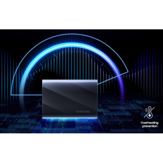 Samsung T9 USB 3.2 Εξωτερικός SSD 2TB 2.5 (MU-PG2T0B/EU) Μαύρο