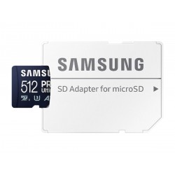 Samsung 512GB MicroSDXC Card PRO Ultimate MB-MY512SA with adapter