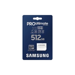 Samsung 512GB MicroSDXC Card PRO Ultimate MB-MY512SA with adapter
