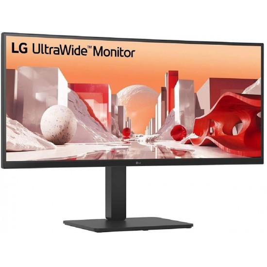 LG Οθόνη 34' QHD Curved IPS (34BA75QE) Black
