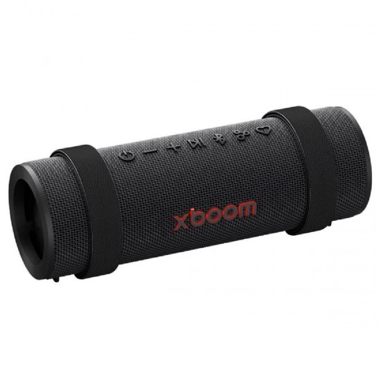 LG xboom Grab by will.i.am Αδιάβροχο Ηχείο Bluetooth 20W με Διάρκεια Μπαταρίας έως 20 ώρες Μαύρο