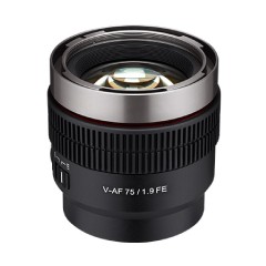 Samyang Full Frame Φωτογραφικός Φακός V-AF 75mm T1.9 Telephoto για Sony FE Mount Black