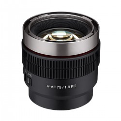 Samyang Full Frame Φωτογραφικός Φακός V-AF 75mm T1.9 Telephoto για Sony FE Mount Black