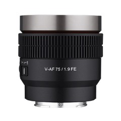 Samyang Full Frame Φωτογραφικός Φακός V-AF 75mm T1.9 Telephoto για Sony FE Mount Black