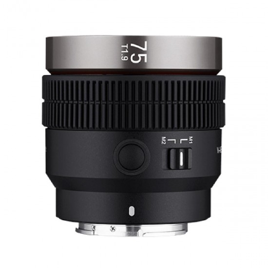 Samyang Full Frame Φωτογραφικός Φακός V-AF 75mm T1.9 Telephoto για Sony FE Mount Black