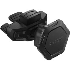 Spigen Kuel QS24 Universal CD Slot Car Phone Holder με Μαγνήτη (000CG21944) Black