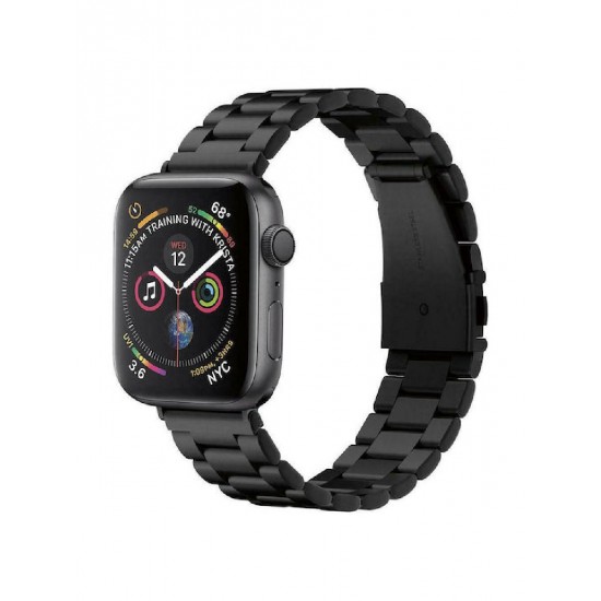 Spigen Modern Fit Λουράκι Μεταλλικό (Apple Watch 42/44mm) 062MP25403 Μαύρο