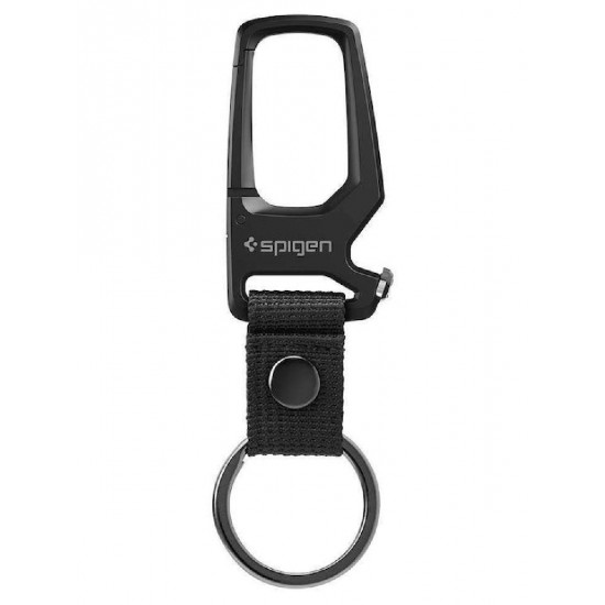 Spigen Carabiner With KeyRing 1 Pack, black - (AHP06961)