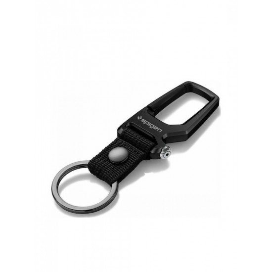 Spigen Carabiner With KeyRing 1 Pack, black - (AHP06961)