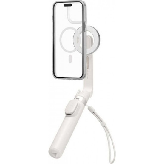 Spigen S571W Selfie Stick Τρίποδο Κινητού Bluetooth (AMP07657) Γκρι