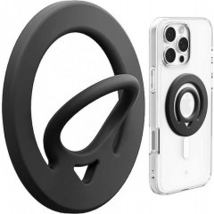 Spigen Dual Pop Mag Magsafe - Magnetic Finger Holder For Phone (Black) - (AMP08886)