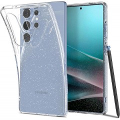Spigen Liquid Crystal Back Cover Σιλικόνης 0.3mm Διάφανο (Galaxy S25 Ultra
