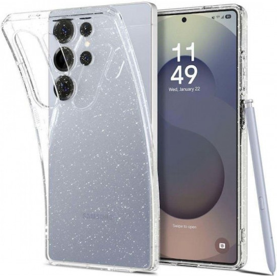Spigen Liquid Crystal Back Cover Σιλικόνης 0.3mm Διάφανο (Galaxy S25 Ultra