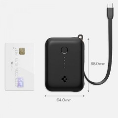 Spigen Power Bank 10000mAh 30W με Θύρα USB-A και Θύρα USB-C EA3010BT Μαύρο