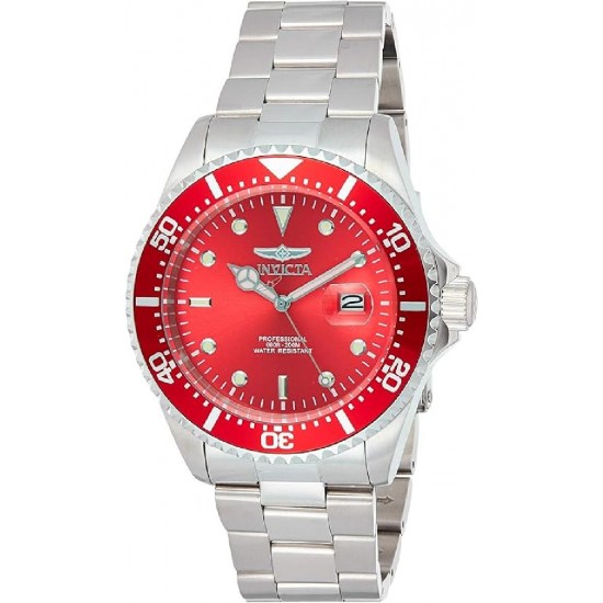 Invicta Pro Diver Red Dial Men's Watch 22048