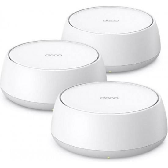 TP-LINK Deco BE25 v1 WiFi Mesh Network Access Point Wi-Fi 7 Dual Band (2.4 & 5GHz) σε Τριπλό Kit