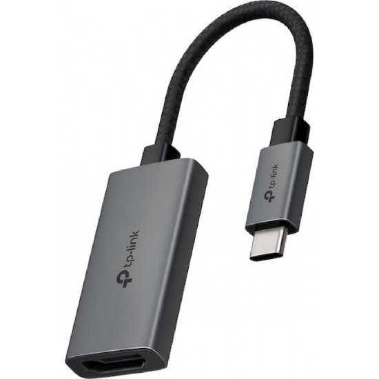 TP-LINK UA520C Μετατροπέας USB-C / HDMI male σε HDMI / USB-C female Γκρι v1.0