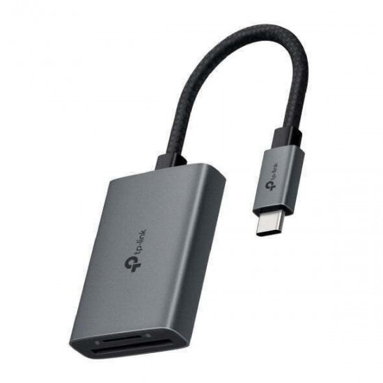 TP-LINK (UA430C) Card Reader Type-C για SD/microSD Γκρι v1
