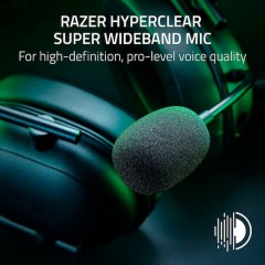 Razer Blackshark V2 Hyperspeed Wireless Ultra-Lightweight Esports Headset (RZ04-04960100-R3M1) Black