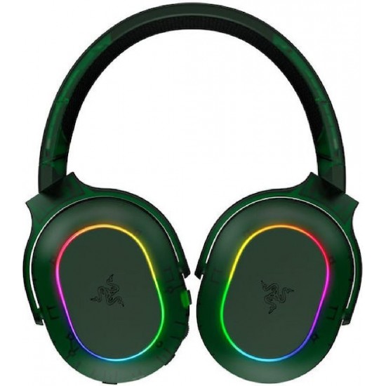 Razer Barracuda X Chroma Ασύρματο Over Ear Gaming Headset με σύνδεση Bluetooth / USB (RZ04-05220300-R3M1) Phantom Green